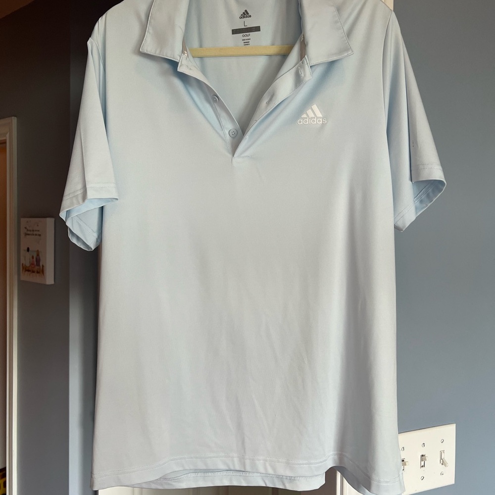 Adidas Blue Golf Polo